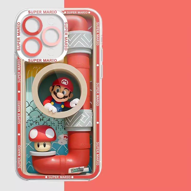 

Чохол для гри Super Mario Bros для iPhone 15 Pro Max 16 11 14 13 12 X XS XR 7 8 Plus Чохол Силіконовий Фунда Прозорий For iPhone 16 Pro