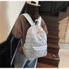 Simple Design Quilted Backpack Casual Daily Backpack for Women Lightweight Classic Style Ideal for School Travel Commute and Fashion Outfits