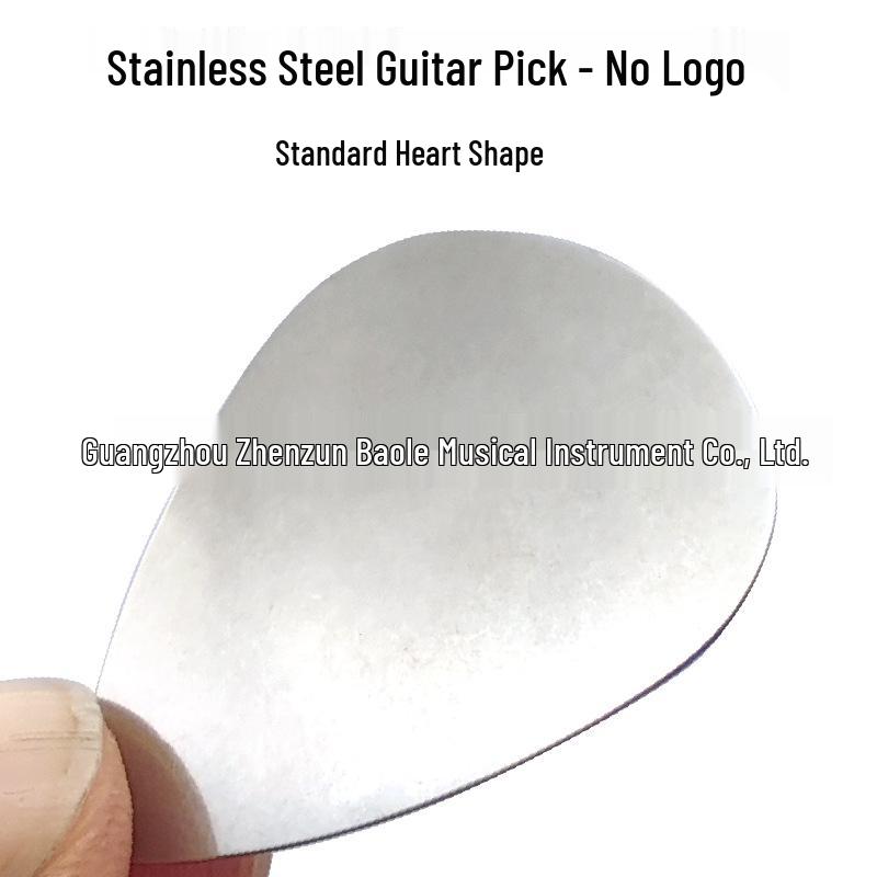 

Stainless Steel Guitar Picks 0.3mm - Heavy Metal, Finger & Bullet Style