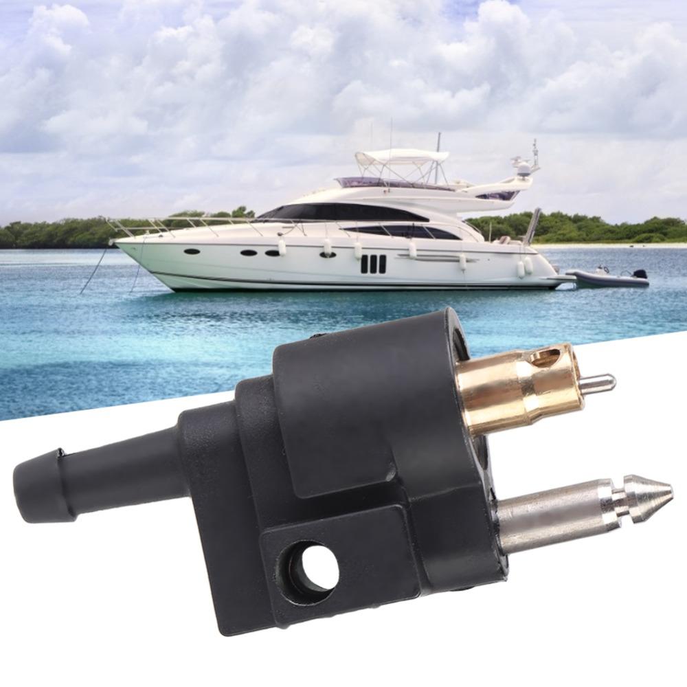 Connettore Serbatoio Carburante in Plastica Connettore Maschio Nero Giunto Tubo Motore Fuoribordo Motore Fuoribordo