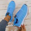 Chaussures de Running Toile Maille Fly-knit Grande Taille Femme 2025 - Semelle Plate pour Printemps et Automne
