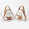 Capybara Bear Thermal Lunch Bag Mini Insulated Bento Box Snack Food Cooler Container Kids School Women Kawaii Triangle Handle