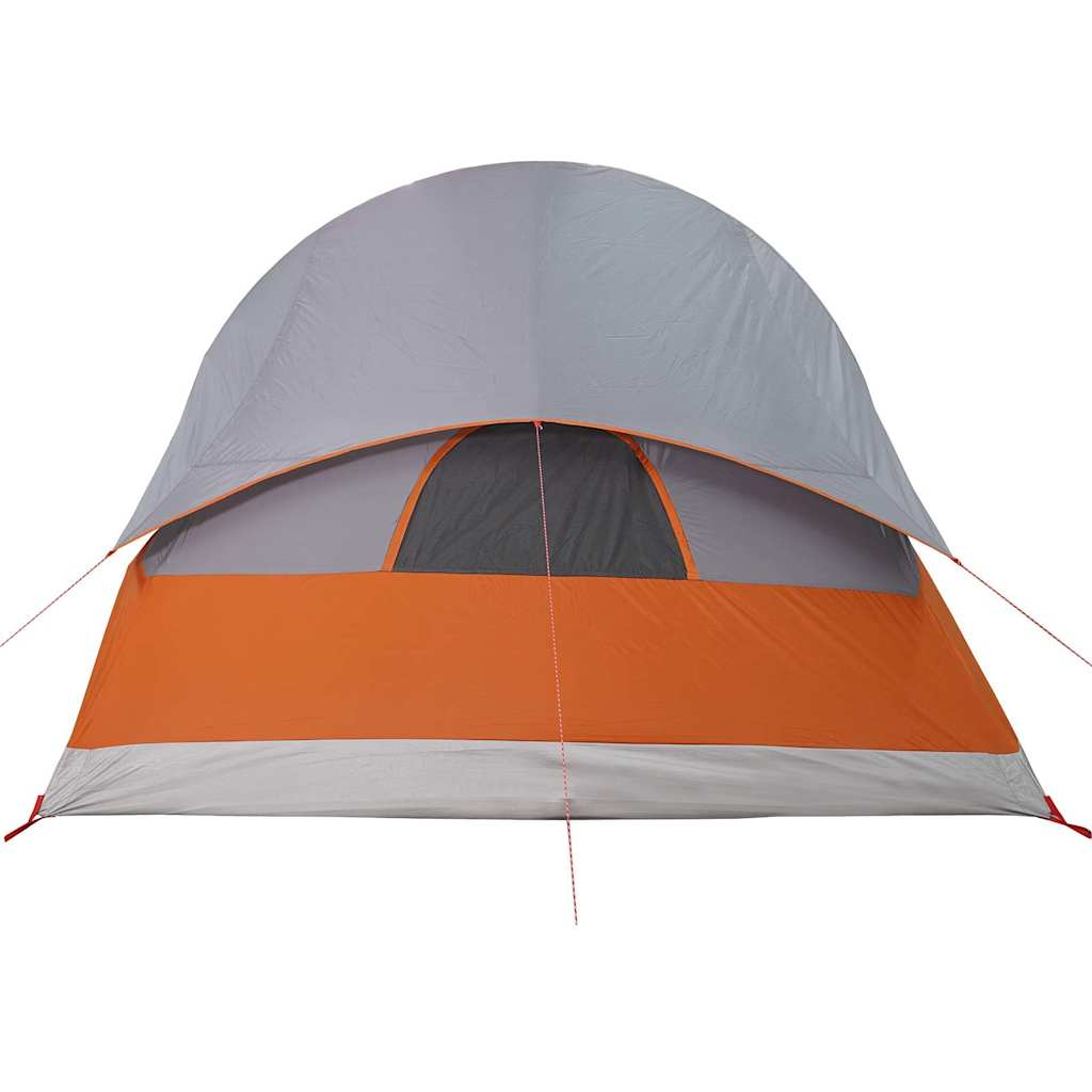 4 Person Tunnel Tent Gray Waterproof