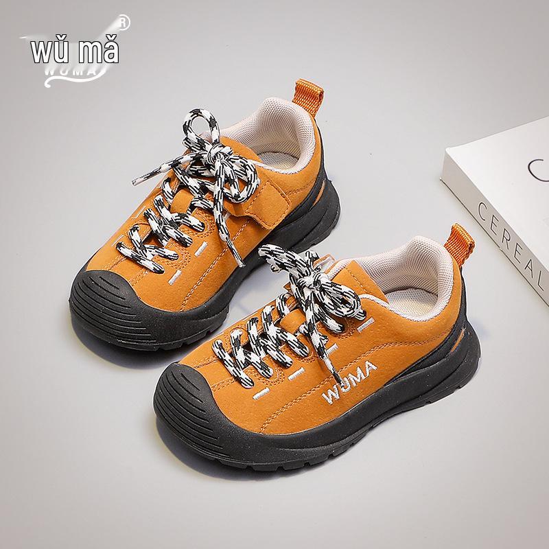 

Wuma Girls 2025 Spring/Autumn Non-slip Sneakers - Soft Sole for Little Girls Size 36, approx 22.7 cm
