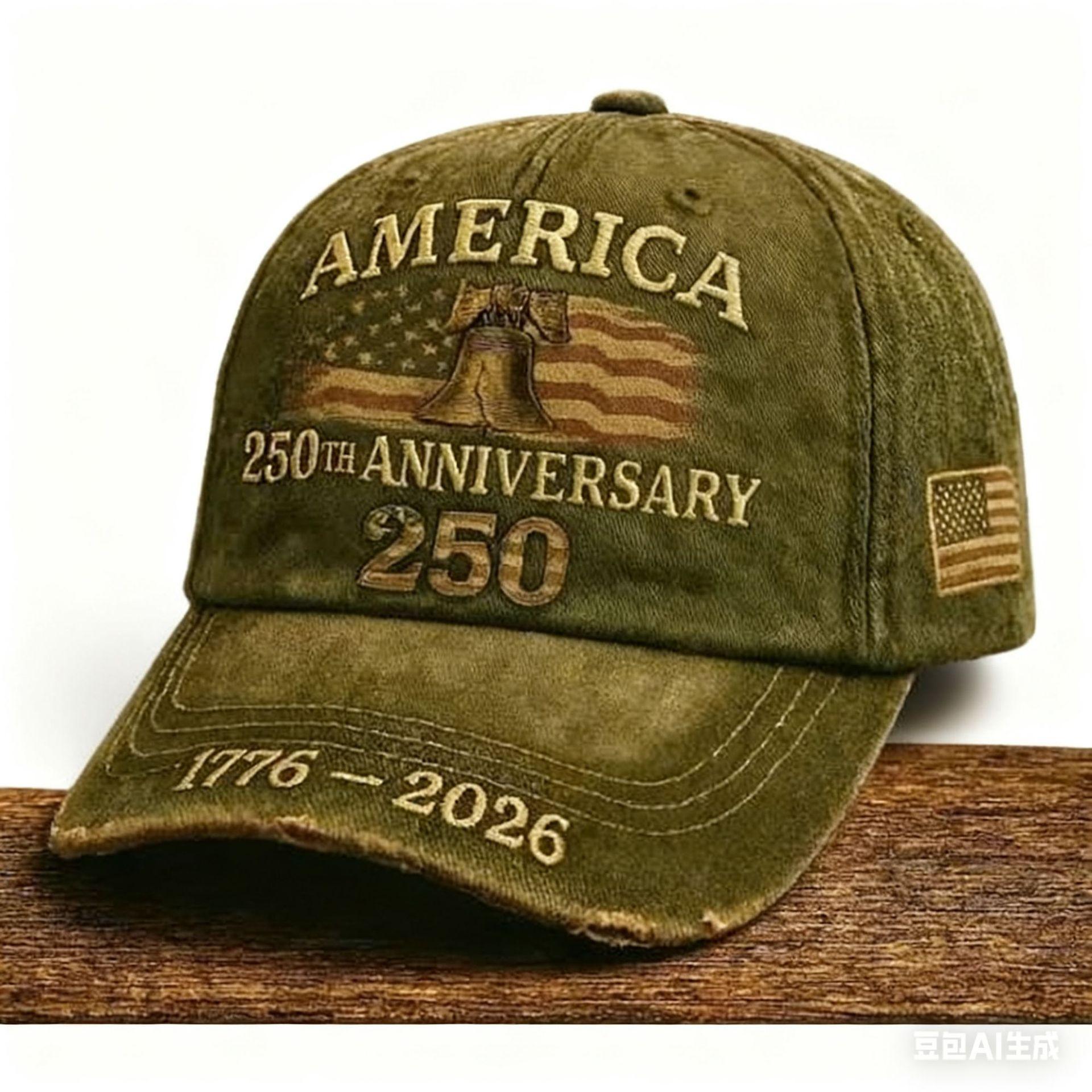 My Extreme Outdoor Activities Women's Wholesale -Vintage Distressed 250Th Anniversary Baseball Cap, 3D Print/Embroidered/Puff Print Hat Cm