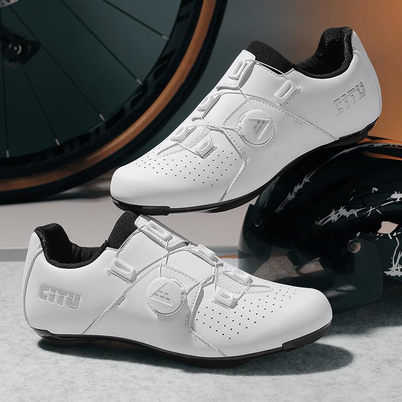 Unisex Cycling Shoes Road Mountain Bikes With Clipless Compatibility Breathable Anti-Slip Design