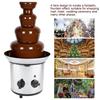 4 Tiers Elektrische Schokolade Schmelzen Maschine Fondue Maker Brunnen