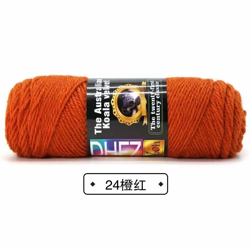 100G Wool Blended Koala Fleece Hand-knitted Medium Thick Yarn Rod Needle Thread Jacket Scarf DIY Knitting&Crocheting