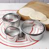 3pcs/set Rust-proof Dumplings Wrapper Molds Silver Dumpling Skin Cutting Mould  Cookie
