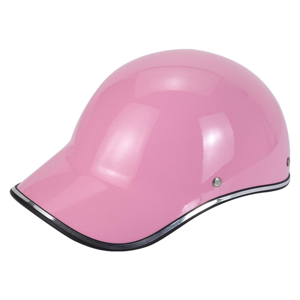 Shock Absorbing Motorcycle Helmet Open Face Baseball Cap Cycle Helmet with Ventilation for Men Women Summer