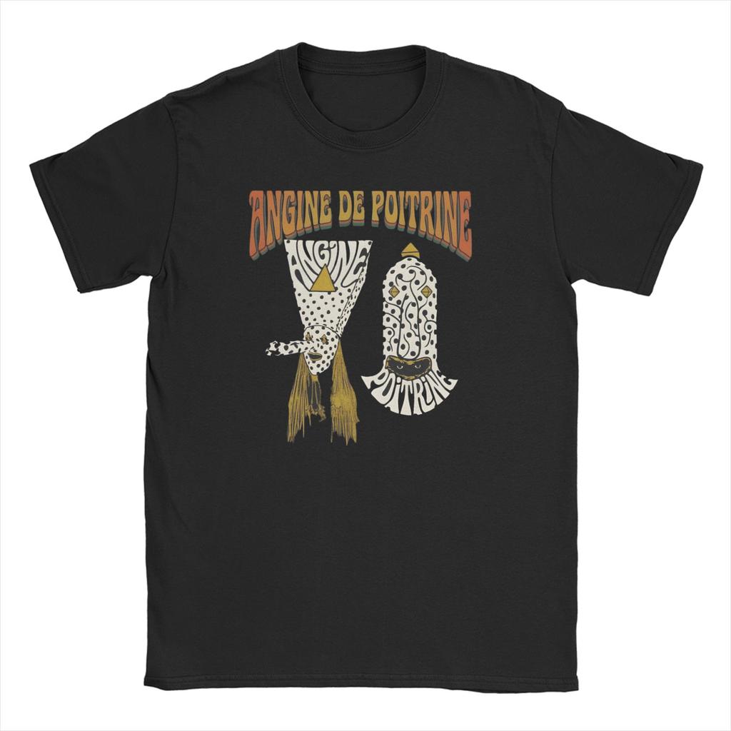 T-shirt a banda Angina Pectoris per Unisex WoUnisex Sherpa Unisextra 100% Cotone T-shirt Girocollo Manica Corta T-shirt 6XL Abbigliamento