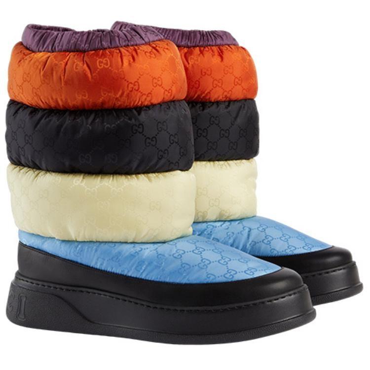 Gucci Padded Snow Boot 'Black Multi-Color' 724046 FABHX 4946