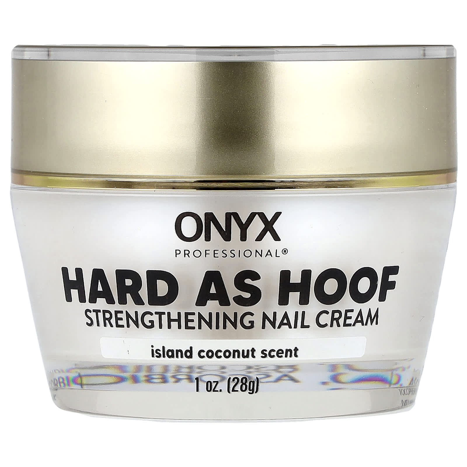 

Hard As Hoop, Strengthening Nail Cream, Irish Coconut, 28G(1Oz)
