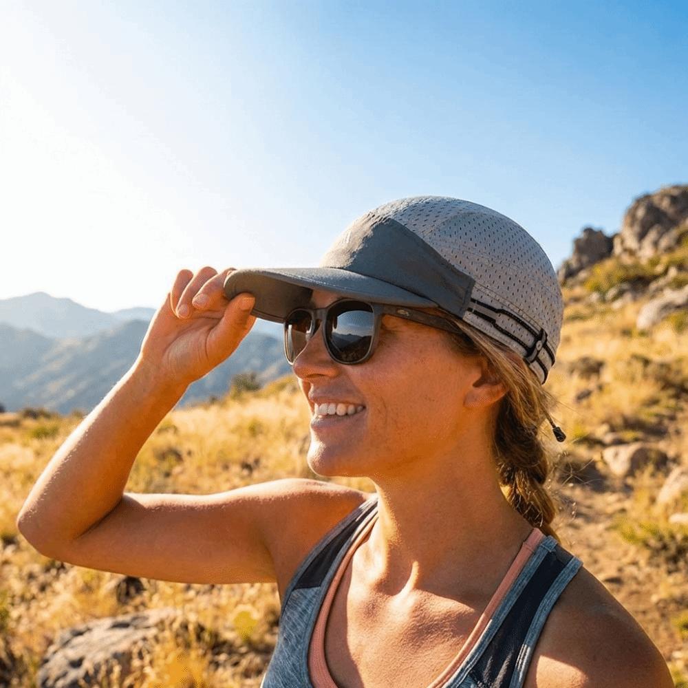 Quick Drying Running Cap Soft Sport Cap Lightweight Sun Hat  Running