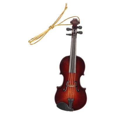 Miniature Violin Hanging Ornament Resin Environmental Beautiful Portable Mini Music Instrument