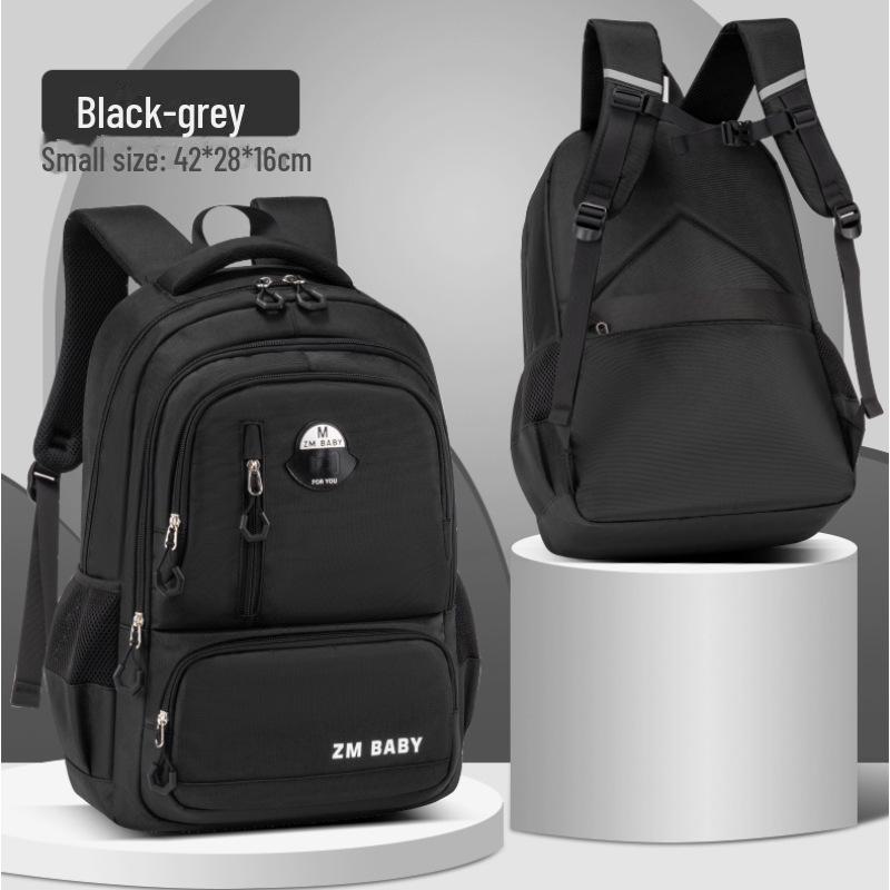 

Новый рюкзак большой вместимости для учеников начальной школы, мальчиков и девочек 1-6 классов - повседневный, уникальный дизайн Small чёрный