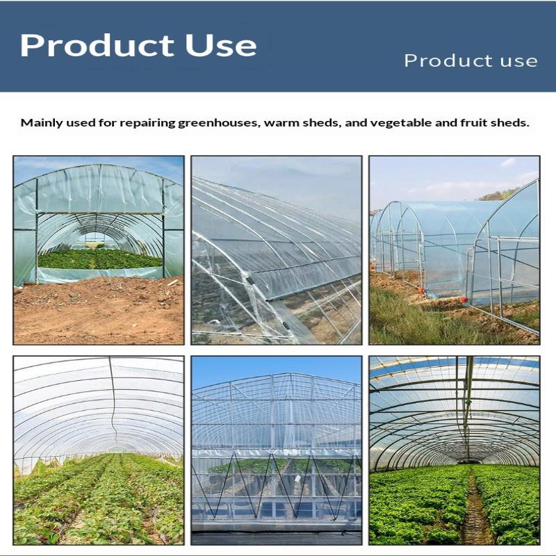 Greenhouse Repair Tape: Strong Adhesion, Waterproof, Uv Resistant, High Toughness For Agricultural Film Repair