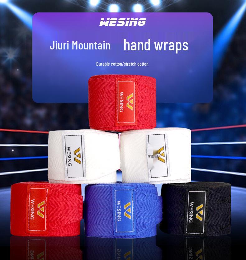 Jiuri Mountain Cotton Hand Wraps: Sweat-Absorbent Bandages for Adult Boxing