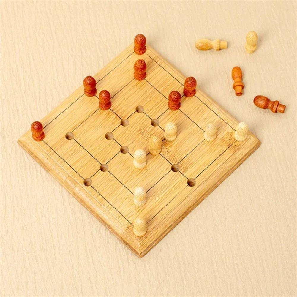 Wooden Travel Backgammon Checkers Educational International Chess Game  Creative Fun Gifts