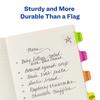 Mini Ultra Tabs 1x1.5 Inch 80 Assorted Neon Writable Repositionable Page Flags Organizing and Color Coding