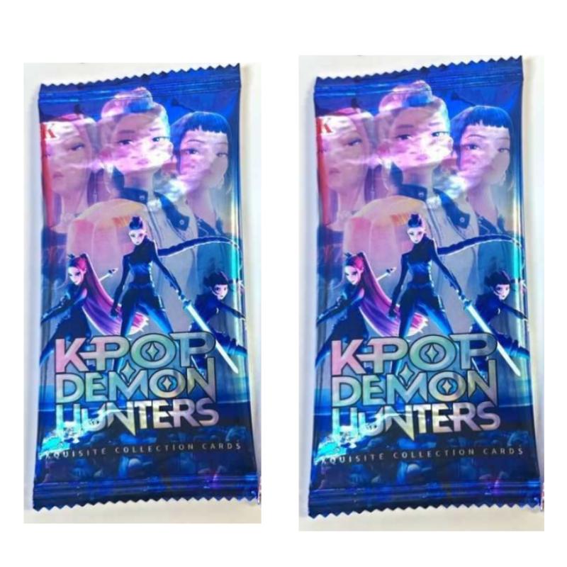 Новое поступление Охотники на демонов Английские коллекционные карточки, Мультяшные игровые карточки для детей, Коллекционные карточки-игрушки для детей