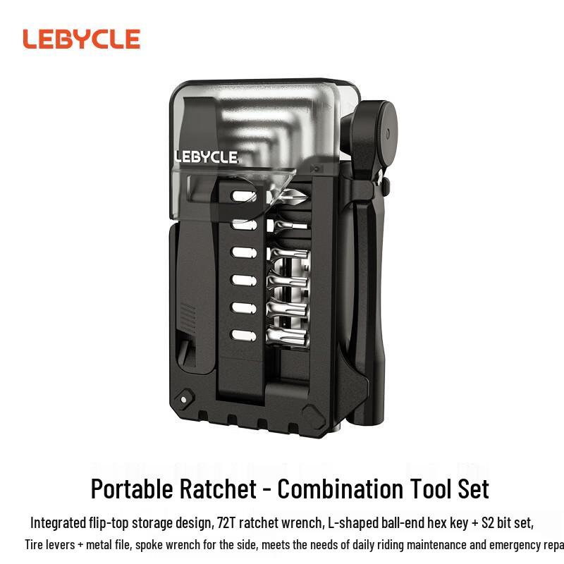 LEBYCLE 72T Portable Bicycle Repair Tool Kit