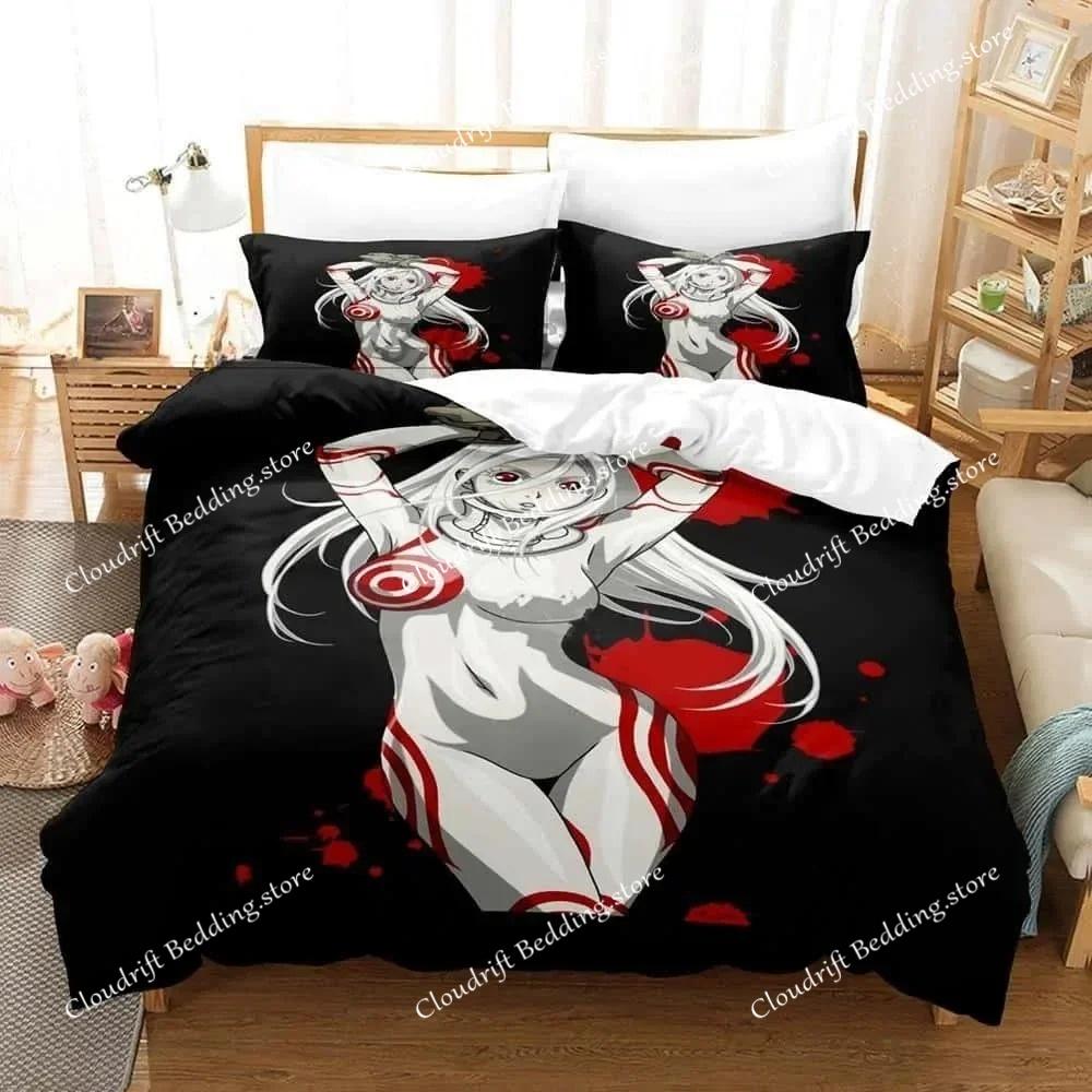 New 3D Printed Anime Deadman Wonderland Bedding Set Single Twin Full Queen King Size Bed Set Adult Kid Bedroom Duvet Cover Sets