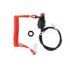 70cm Motorcycle Engine Kill Stop Switch Boat Outboard Engine Motor Kill Stop Switch Safety Lanyard For Marine ATV Quad Yacht