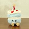 Cute Plush Cartoon Keychain Toy Cake Milk Tea Cup Accessory In Colors Sweet