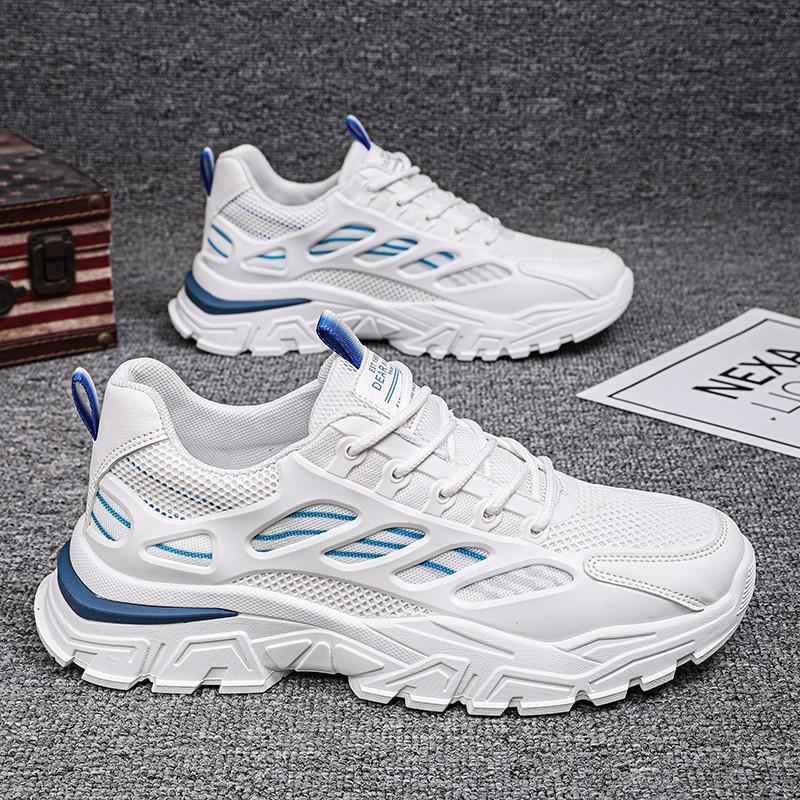 

Мужская обувь осень дышащая сетка спортивная досуг подростковая для увеличения роста папы модная обувь легкая дезодорирующая маленькая белая кроссовки 44