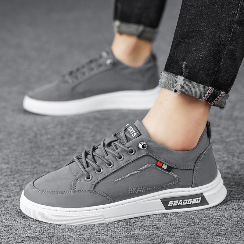 Męskie antypoślizgowe i odporne na zużycie, jednokolorowe, modne, codzienne buty sportowe, buty męskie, buty do chodzenia po desce
