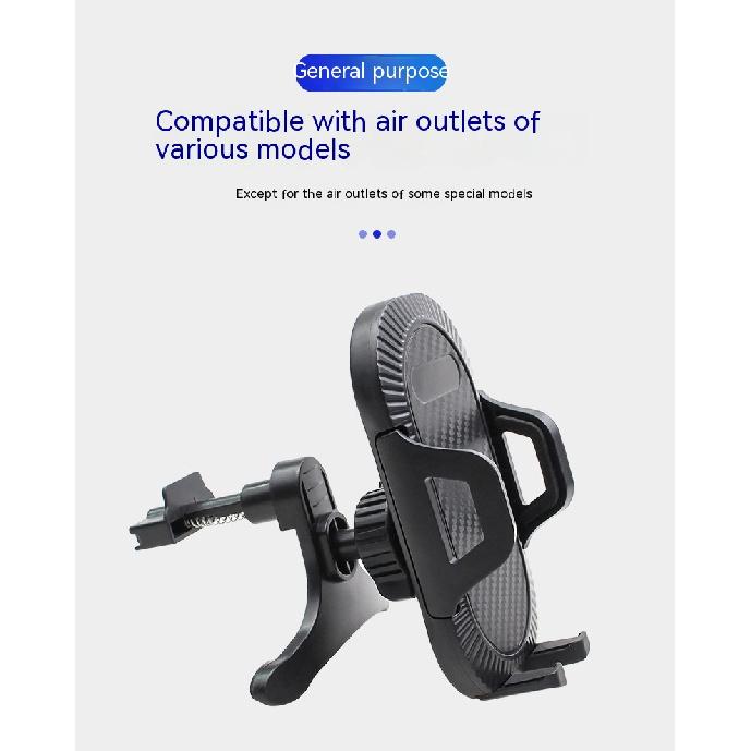 2pcs Mobile Phone Holder Car Vent Dashboard Air Conditioning Vent Mobile Phone Navigation Bracket