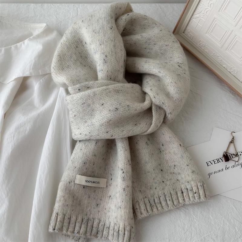 Unique Color 100 Pure Wool Scarf Cute Men and Women Couple Winter Warm Scarf