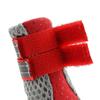 4Pcs Pet Sneakers Reflective Fastener Tape Anti-skid Breathable Pet Dogs Mesh Sneakers for Outdoor