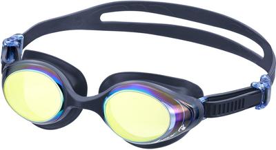 Gafas de Natación View Made in con Ajuste Natural y Cara 3D con y Espejo V830YSAM NBY para Mujer, Japón, Almohadillas, Anti-Vaho Frotar Espejo, Tipo,
