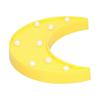 Yellow Moon Night Light Moon Shaped LED Night Light Elegant Ambient Lamp  Holiday Party Decor