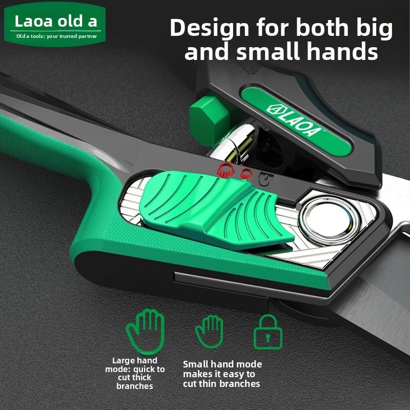 Gardening Scissors Straight Scissors Extended 10 Inches Cutting Tools Saving Labor Multifunction SK5 Orchard Pruning Shears