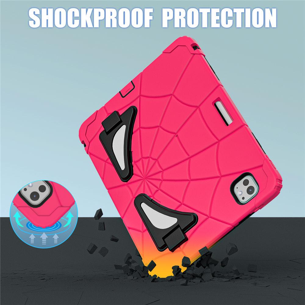 Spider Armor Case For iPad Pro 11 M4 A2836 2025 Gen Hevay Duty Rugged Protection Kids Tablet Cover With Pen Slot
