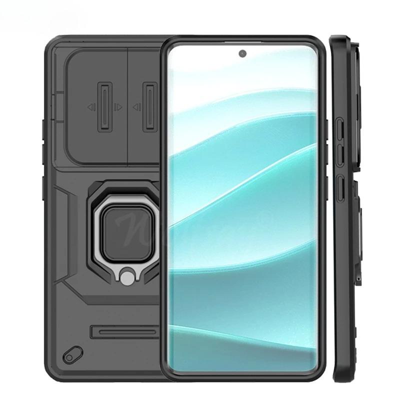 Shockproof Case For Xiaomi Poco X7 Case For Poco X7 5G Anti-knock Magnetic Back Cover For Poco X7 Push Window Case 6.67 inch