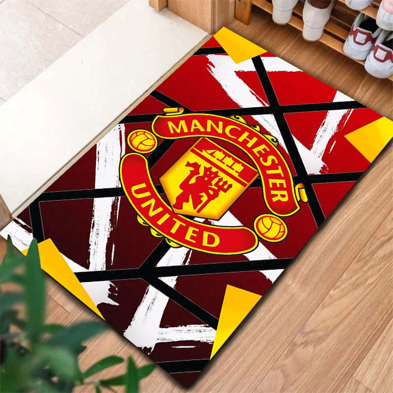 Manchester United F Carpet Rug for Living Room Bedroom Home Sofa Decoration,Kids play Non-slip Floor Mat