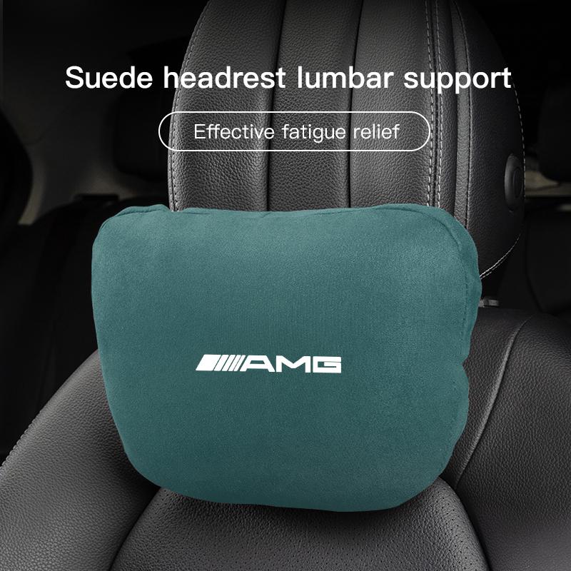High Quality Car Neck Headrest Support Seat Soft Pillow For Mercedes Benz AMG Smart W205 C300 W203 W206 W108 W124 W126 W140 W168 ED1