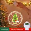 Round Suction Cup Hanging Lamp Striking Energy Saving Christmas Decoration Supplies Best Selling Christmas Decoration Neon Light