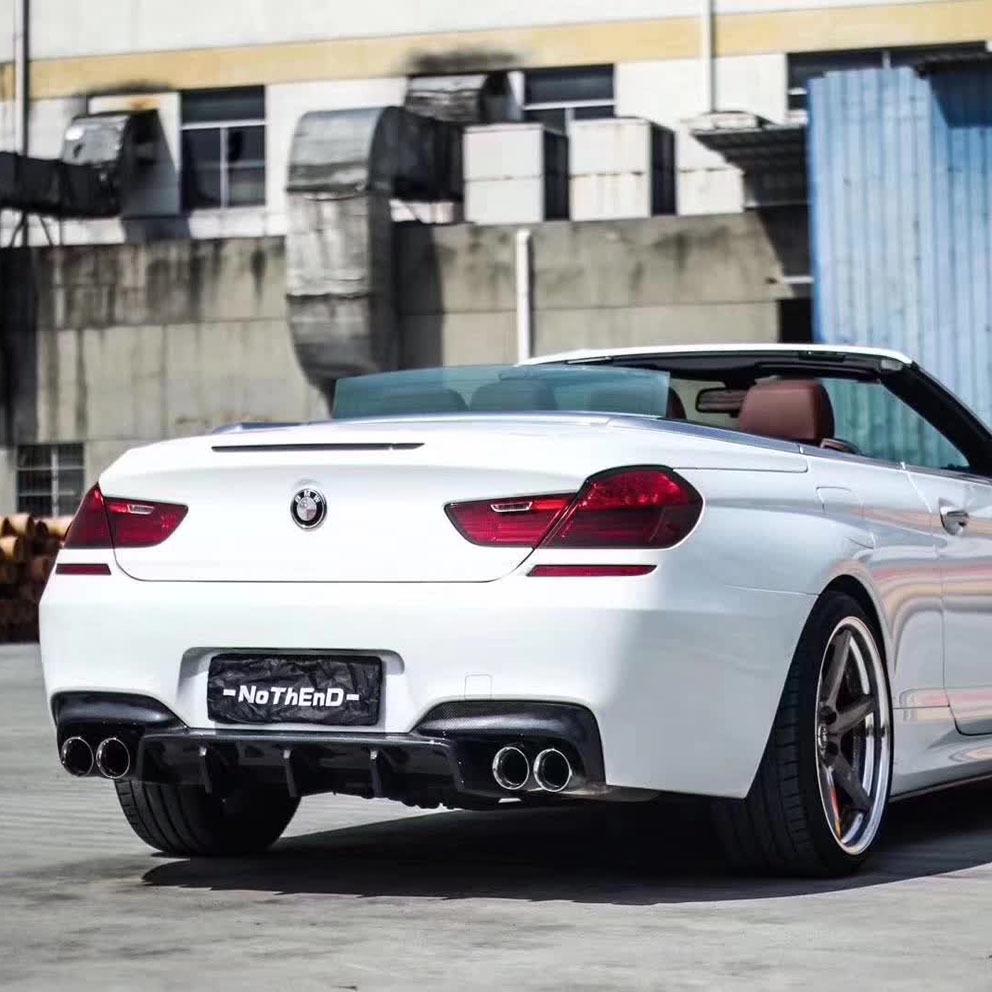 BMW M6 Carbon Fiber Rear Lip Diffuser for 6 Series F13/F06