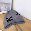 Fashion Keep Warm Drawstring Knitted Hat Warm Pullover Cap Cold Proof Ear Protection Hat Autumn Winter Cold Weather