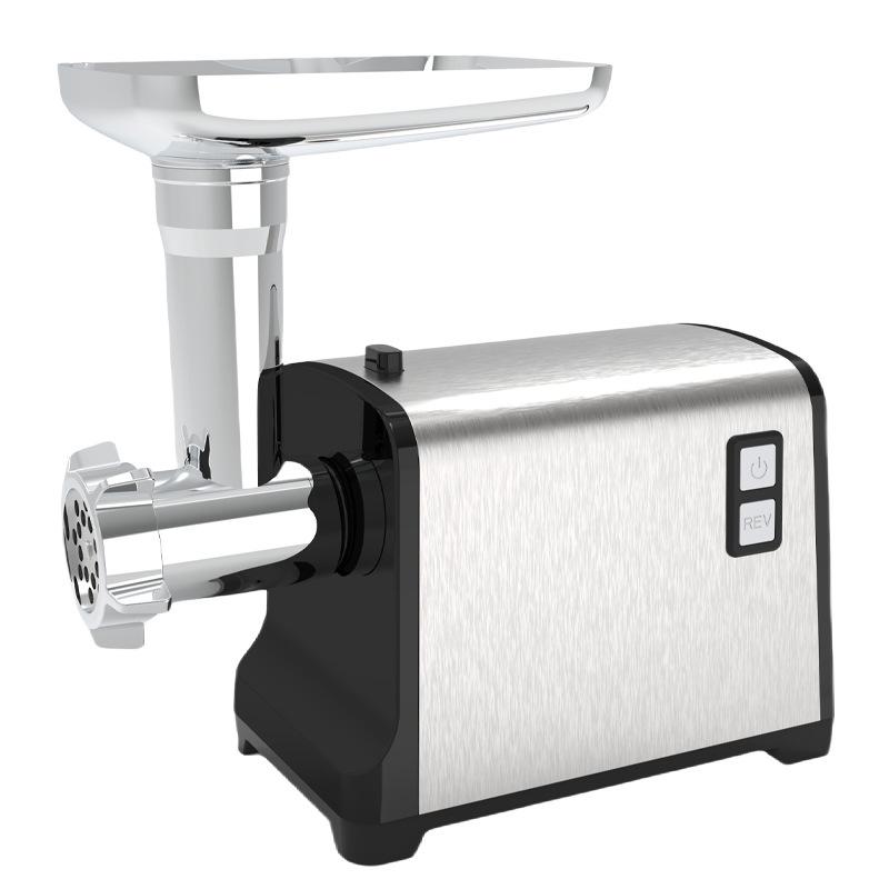 Automatický mlýnek na maso a plnička klobás z nerezové oceli evropského standardu: Multifunkční zařízení do zásuvky pro domácnost