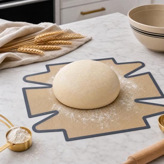 Silicone Toast Baking Mat, Non Stick Bread Loaf Pan Liner, Reusable Oven Pad for Baking, Heat Resistant Baking Mat