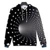 Unisex Men's 3D Printing Creative Round Neck Casual Long Shirts Top Blouse