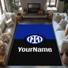 Inter Milan Customized Name Floor Mat Perfect for Playrooms Balcony Entryway Outdoor Anti-slip Rug Anime Office Decor Birthday/Christmas Gift