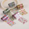 10 Rolls Colorful Transfer Decals Starry Sky Paper Nail Supplies Hot Nails Foils  for Women DIY