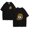 2024 Men Cotton Fashion Short Sleeve Mens Tshirt Gothic Harajuku Biker Skull Graphic Tee Tops Dark Punk Skulls Retro TShirt